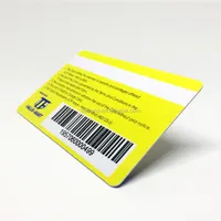 Kartu Hadiah Keanggotaan Loyalitas Plastik dengan Kode Batang dan Nomor Kartu