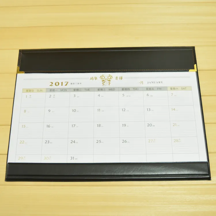 Pomada de papel printable para rifle, suporte de mesa para escritório, calendário, 2020