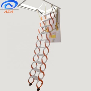 โลหะพับบันไดแบบพกพาที่มีน้ำหนักเบา <span class=keywords><strong>Modular</strong></span> เหล็กบันได - Product Image 4