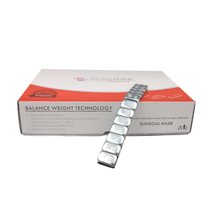 Sunsoul çinko kaplama araba kendinden yapışkanlı çelik siyah tekerlek ağırlığı arabalar için Fe yapışkanlı denge ağırlıkları makine - Product Image 5