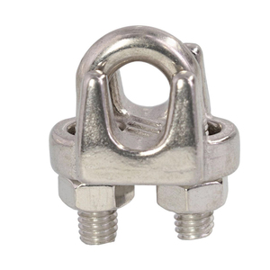 China Supply Cheap Price Stainless Steel Rigging Hardware Din741 Wire Rope Clips - Product Image 4