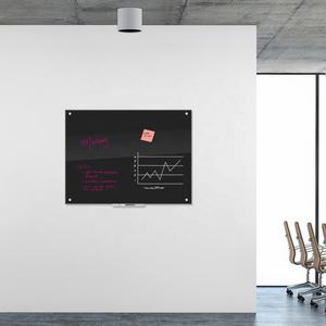 <span class=keywords><strong>Tableau</strong></span> d'écriture en verre trempé effaçable à sec de 5 mm d'épaisseur, <span class=keywords><strong>tableau</strong></span> noir et <span class=keywords><strong>blanc</strong></span> <span class=keywords><strong>pour</strong></span> chambre d'enfant - Product Image 3