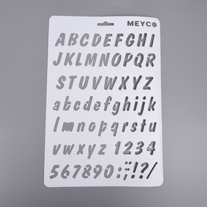 Xin bowen vente en gros en plastique creux lettre peinture Art dessin modèles <span class=keywords><strong>pochoir</strong></span> pour les enfants - Product Image 6