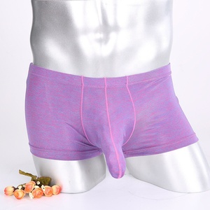 Hommes Sexy nouveau commerce extérieur sous-vêtements pistolet séparation JJ ensembles avec relief quatre coins <span class=keywords><strong>Brie</strong></span> discothèque personnalité respirant - Product Image 3