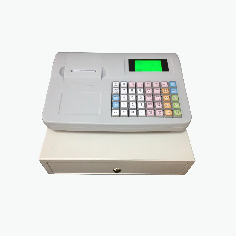 Lingua araba opzionale Cina produttore Elettronico Registratore di cassa con GPRS on-line disponibile con RJ11 porta per cash box