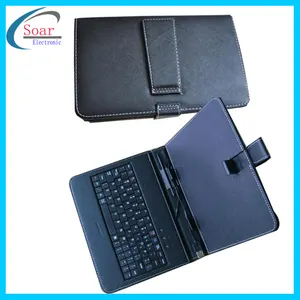 יוניברסל Tablet Flip כיסוי מקרה מקלדת 6 inch Tablet 7 "8'' 10 "מקלדת עור מחשב לוח מקרה