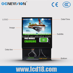 LCD reproductor de publicidad digital y <span class=keywords><strong>la</strong></span> estación de carga del teléfono móvil portátil para el <span class=keywords><strong>restaurante</strong></span> - Product Image 2