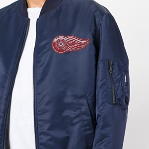 Kledinglabels Fabrikant Op Maat Gemaakte Vleugel Logo Zeefdruk Patches Met Ijzer Op De Achterkant - Product Image 2