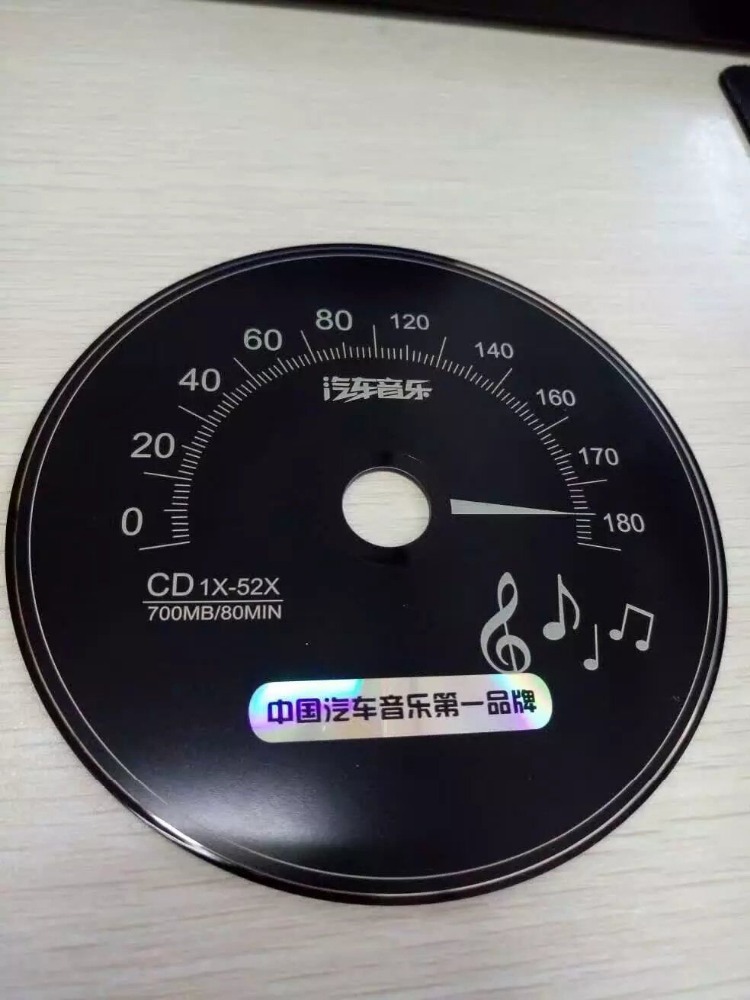 Double Sided Black CD-R, 80 Min Recording Time - 700MB Capacity, 1