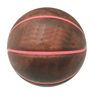 Imitated Cowhide Leather Laminated <strong>Size</strong> <strong>3</strong> <strong>Basketball</strong> with Colorful Bladder - Product Image 2