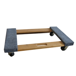 Material de madera carga móvil resistente <span class=keywords><strong>Dolly</strong></span> carro