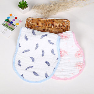 Elinfant <span class=keywords><strong>2</strong></span> pcs/lot organic cotton gauze muslin baby bib bandanas soft breathable baby Burp towel - Product Image 3
