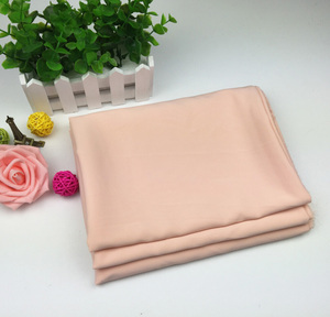 Directo de fábrica, suave, elástico, 100D, poliéster, Spandex, gasa, tela teñida, sólidos para vestidos de niñas, precio barato - Product Image 2