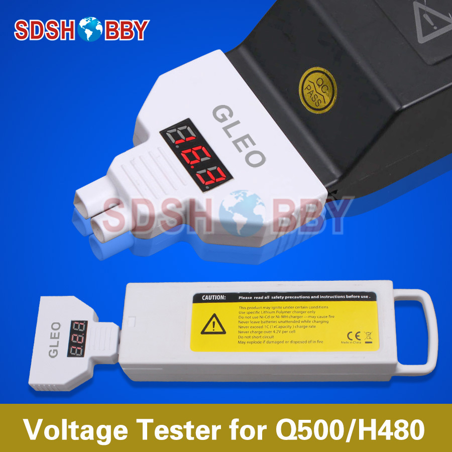 RC Modèle LiPo Batterie Indicateur de Tension Testeur Voltmètre Tension Afficher Viewer pour YUNEEC Q500 H480 3 S/4S Batteries