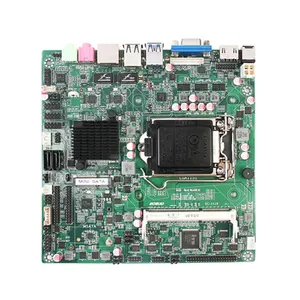 ECSUU EE-1116 oem H110 Intel LGA 1151 DDR3/DDR4 DC 19V10A産業用コンピューターミニPC ITXマザーボード (LVDS付き)