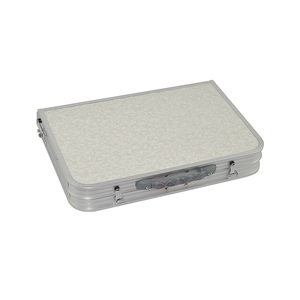 Tavolo Pieghevole Quadrato in Alluminio 60x40, Portatile per Picnic, Viaggi e Formazione - Product Image 5