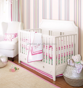 <span class=keywords><strong>Rayas</strong></span> verticales con diseño de puntos de los niños papel pintado para la habitación de los niños - Product Image 1