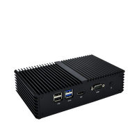 6 Lan Routeur de Pare-Feu Serveur Industriel Micro Celeron Noyau I3 I5 I7 AES-NI Mini Pc Sans Ventilateur Ordinateur