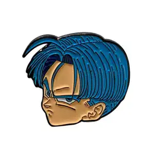 Bonne qualité broche en émail souple dragon ball personnage de dessin animé broche