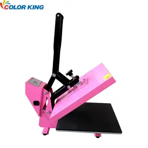 Pink Color Factory Price Laser Cutting even pressure heating digital sublimation heat press colorking