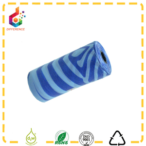 Biodegradable plastic stipe dog poop bag - Product Image 6