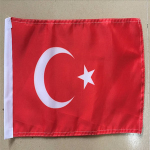 Bandiere della bandiera della turchia di dimensioni personalizzabili 3x5ft economiche di alta qualità - Product Image 2