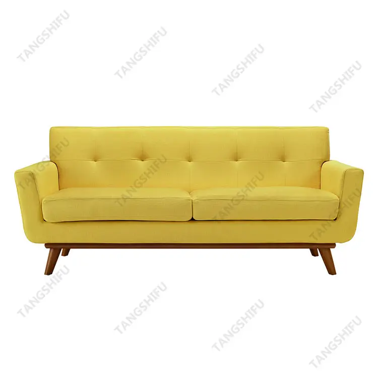 Wohnzimmer italienisches zweisitziges gelbes Chesterfield-Polsters toff <span class=keywords><strong>sofa</strong></span>