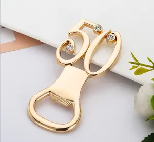 50 gold wedding anniversary beer bottle openers wedding anniversary gift