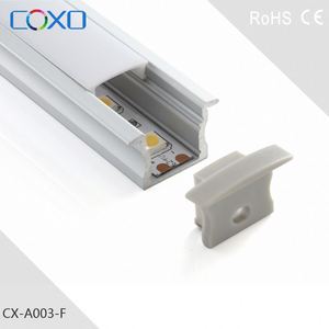 45 ángulo de aluminio anodizado LED extrusión para cinta de gaza en shenzhen - Product Image 1