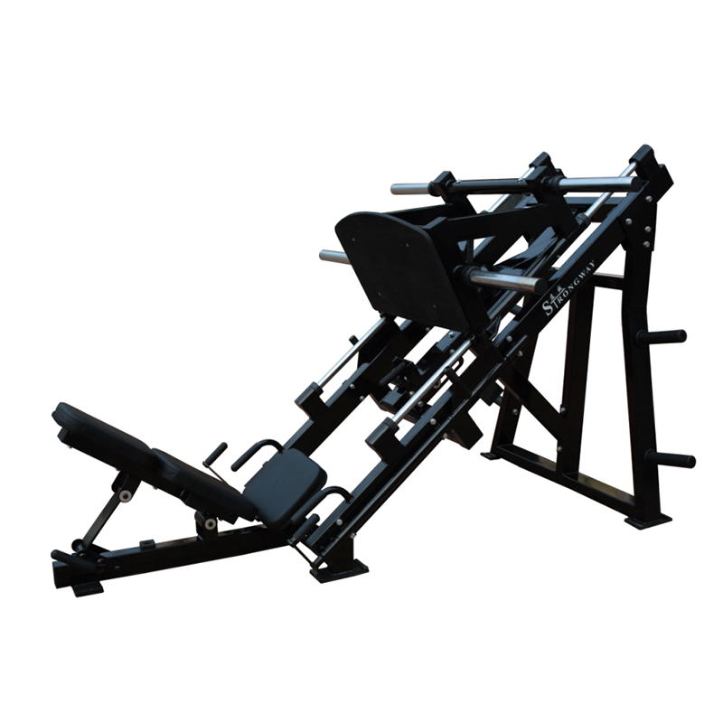 Коммерческое оборудование для фитнеса, молотковая силовая машина, пресс для ног на 45 градусов