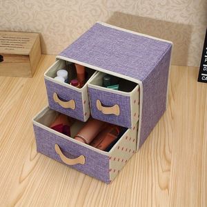 Moda hogar plegable no tejido cajas de almacenamiento decorativos non woven storage box - Product Image 2