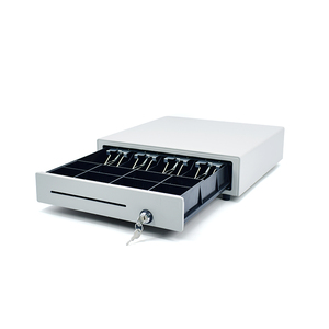 金属製POSキャッシュドロワー; レジ引き出し; キャッシュボックス; マネードロワー4B/5B/8C; rj11、12v; 410(W) x 420(D) x 100(H) mm