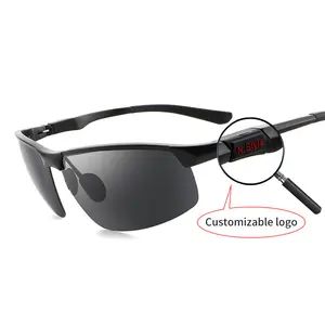 Lunettes de soleil polarisées Uv400 pour hommes, polarisées, Cool, à la mode, avec Logo personnalisable, nouveau modèle, 2020