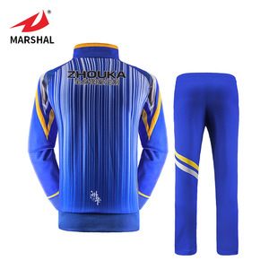 Ultimo Disegno Tuta maglia di Calcio In Esecuzione Tuta Con Coulisse Elastica Giovani Tute Outdoor Training Sportswear Set - Product Image 3