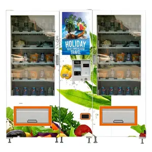 Combination vending machine for ready to eat food with lift system