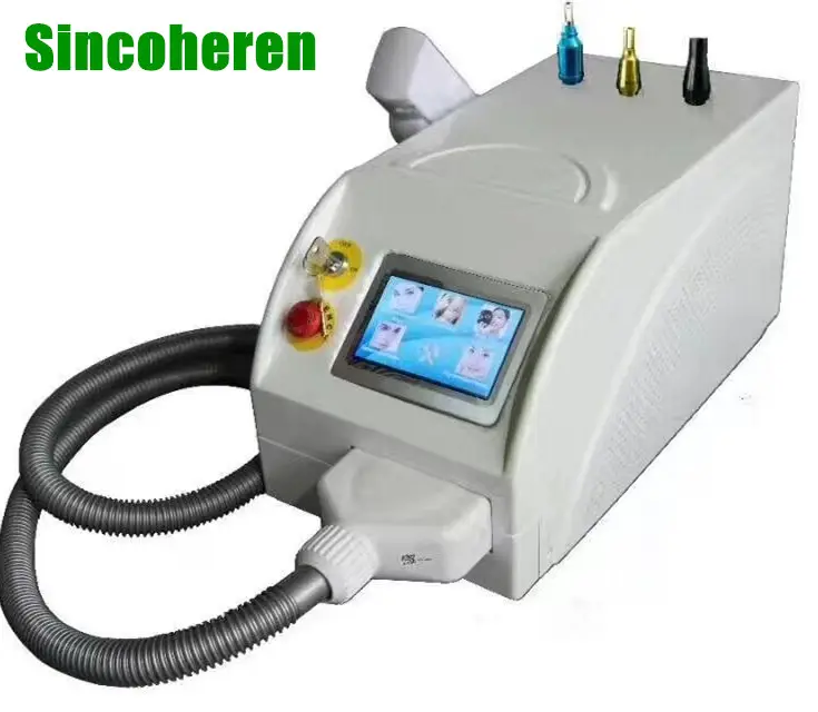 Beijing Sincoheren 22 YEARS Professional Supplier mini Nd:yag laser tattoo/ permanent make up removal machine