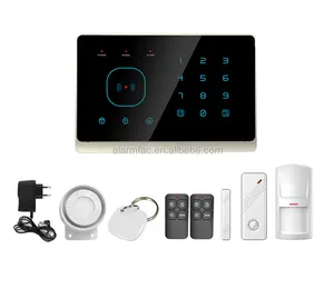 Rumah otomatisasi panel! APP Control! RFID Sentuh Keypad cerdas gsm SMS keamanan rumah sistem alarm dengan alarm control keypad