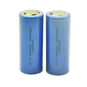 Precio de fábrica recargable lifepo4 26650 batería 3,2 v 3200mah IFR26650 3000mah cilíndrico de la batería