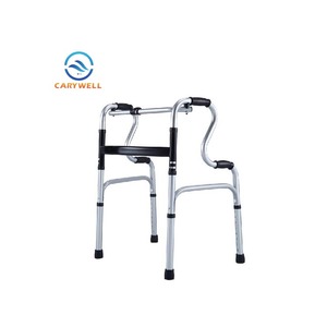 Marcheur pliant en aluminium à un bouton avec roues - Product Image 3