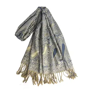 Hot factory directly sale classic pashmina scarf custom design and logo multi color