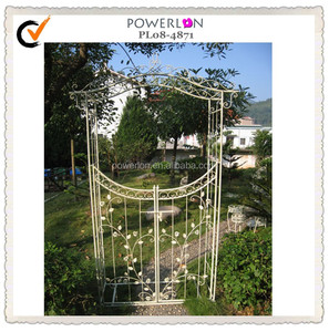Arcs rouillés de mariage en arc vintage, <span class=keywords><strong>pergola</strong></span> d'extérieur personnalisés pour jardin, étanche, Style classique à cadre métallique - Product Image 4