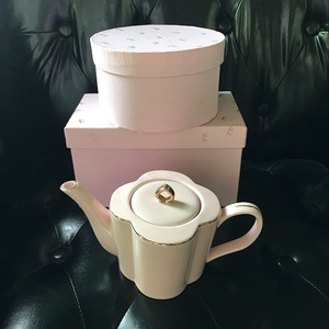 Théière porte-bonheur en porcelaine, théière rose en céramique avec infuseur SS, pour salon de thé, maison hôtel - Product Image 6