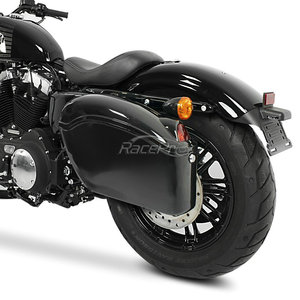 Sacs de selle universels pour moto, en cuir dur, <span class=keywords><strong>Bagger</strong></span> - Product Image 5