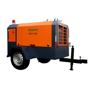 Denair portatil diesel compresor de aire con motor importados de USA