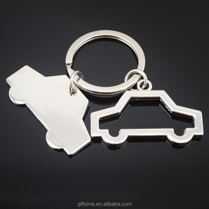 블랙 소프트 에나멜 도금 금속 열쇠고리 화물 열차 트럭 자동차 열쇠고리 - Product Image 6