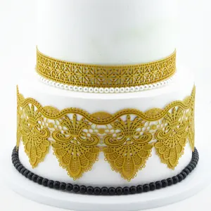 婚礼生日纸杯蛋糕装饰花边垫蛋糕装饰模具口香糖糊蛋糕diy烘焙工具