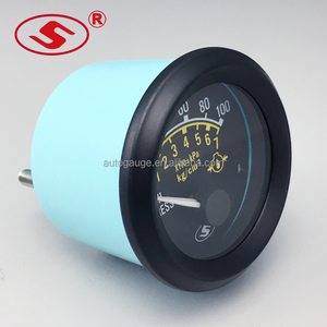 52mm Oil Pressure Gauges <b>Meter</b> 0-7Bar 0-100PSI for <b>Auto</b> With Backlight 12V/24V - Product Image 2