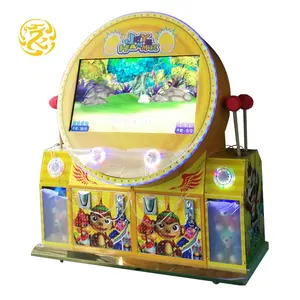 Two player Coin operated video hit games arcade joy hammer game machine with ticket redemption or gift