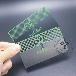 صنع بالجملة رخيصة مخصصة شعار محفورة الفولاذ المقاوم للصدأ بطاقة الأعمال المعدنية - Product Image 5