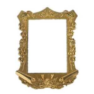 Hot Selling Gold square Plastic Wire <strong>Wreath</strong> Photo <strong>Frame</strong> - Product Image 5